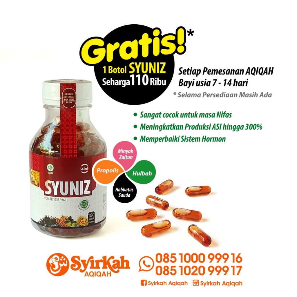 Pesan Aqiqah Gratis Syuniz