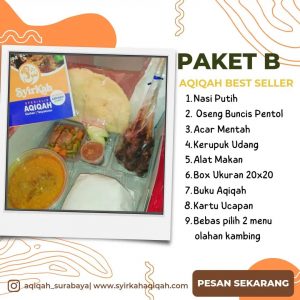 Nasi Kotak Aqiqah Surabaya Paket B